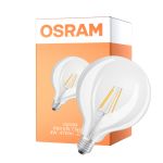 Osram Classic LED E27 Globe Filament Helder 4W 470lm - 827 Zeer Warm Wit | Vervangt 40W - UKCA Versie