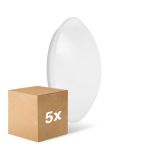 Voordeelpak 5x Ledvance LED Bulkhead Surface Circulair 400 Wit 24W 1920lm - 830 Warm Wit | 400mm - IP44 