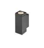 SLV Theo Pro S Up/Down Wandlamp Aluminium Antraciet 6W 700lm - 827 Zeer Warm Wit | Buitenverlichting - IP65