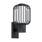 Eglo Wandlamp Ravello Staal Zwart | IP44 - Geschikt voor 1x E27